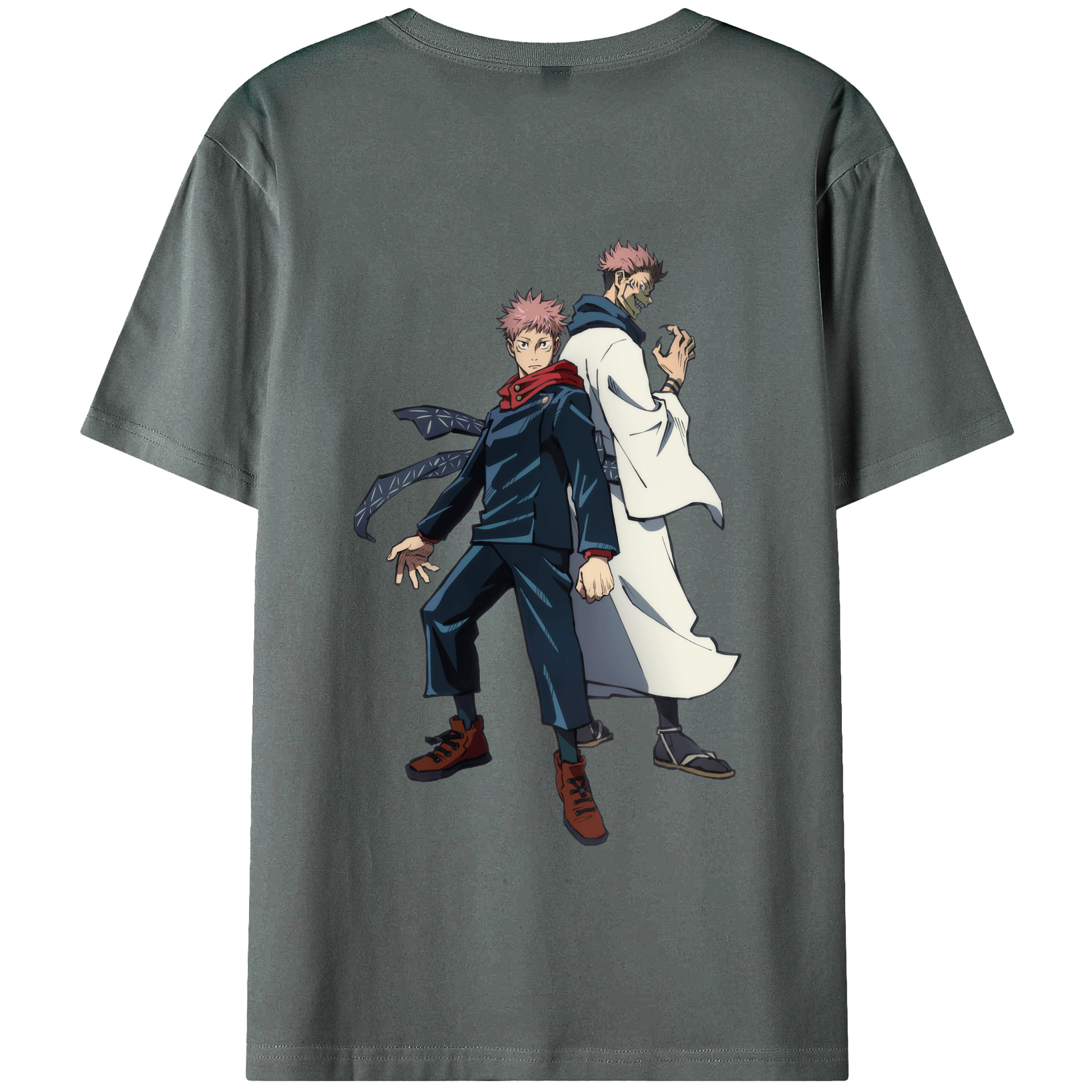 （画像用） 呪術廻戦 Jujutsu Kaisen 綿100％半袖Tシャツ（背面プリント）